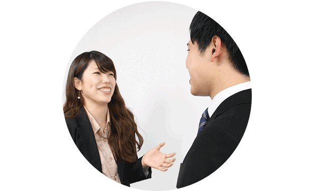 近い距離での説明会で、企業を知れる。ありのままの自分をアピールできる。